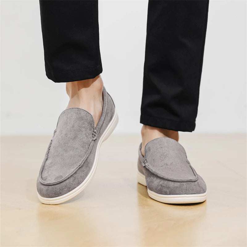 Mocassins décontractés en daim