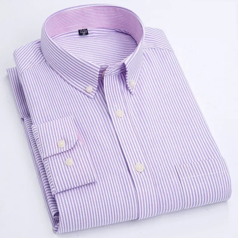 Chemise à manches longues en coton