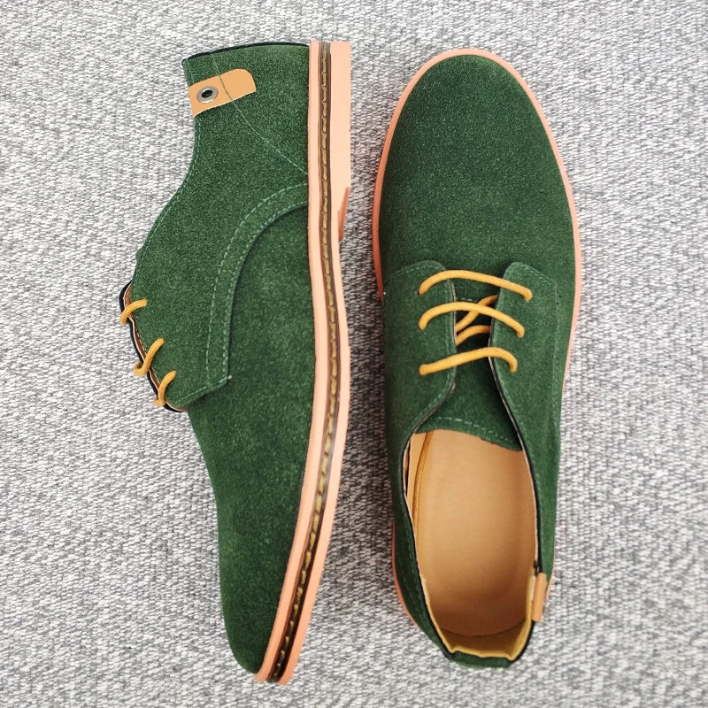 Chaussures d'affaires Oxford en daim