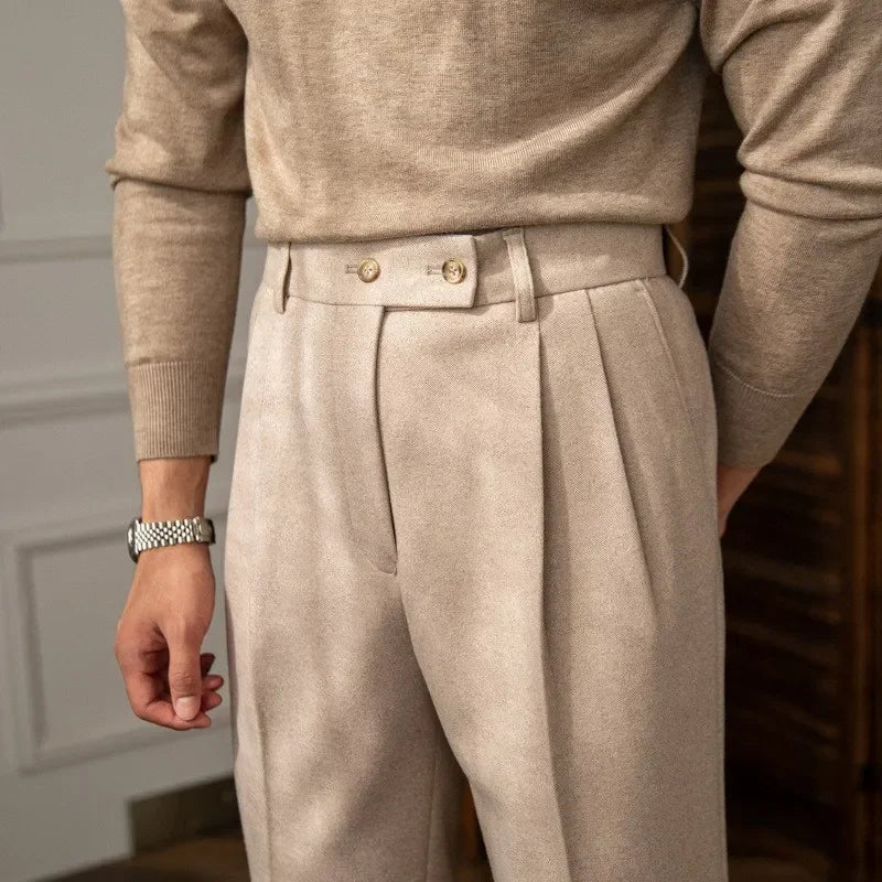 Pantalon chic à taille haute