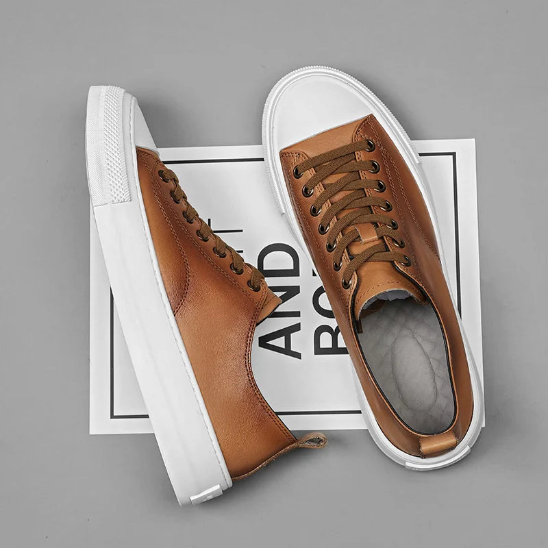 Chaussures en cuir élégantes