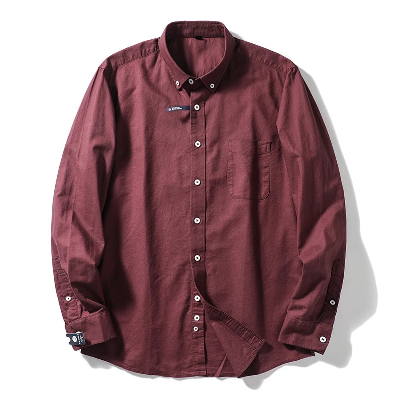 Chemise en coton pour hommes