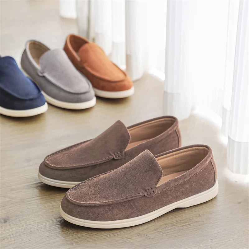 Mocassins décontractés en daim