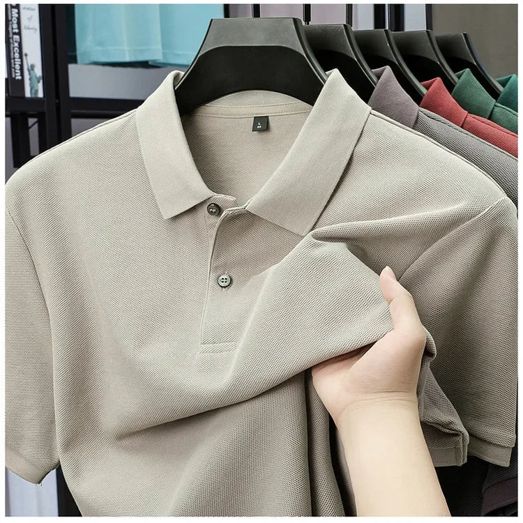 Polo en coton décontracté