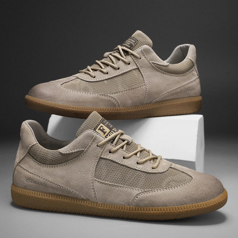 Baskets décontractées en cuir