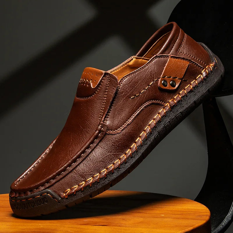 Mocassins en cuir pour homme