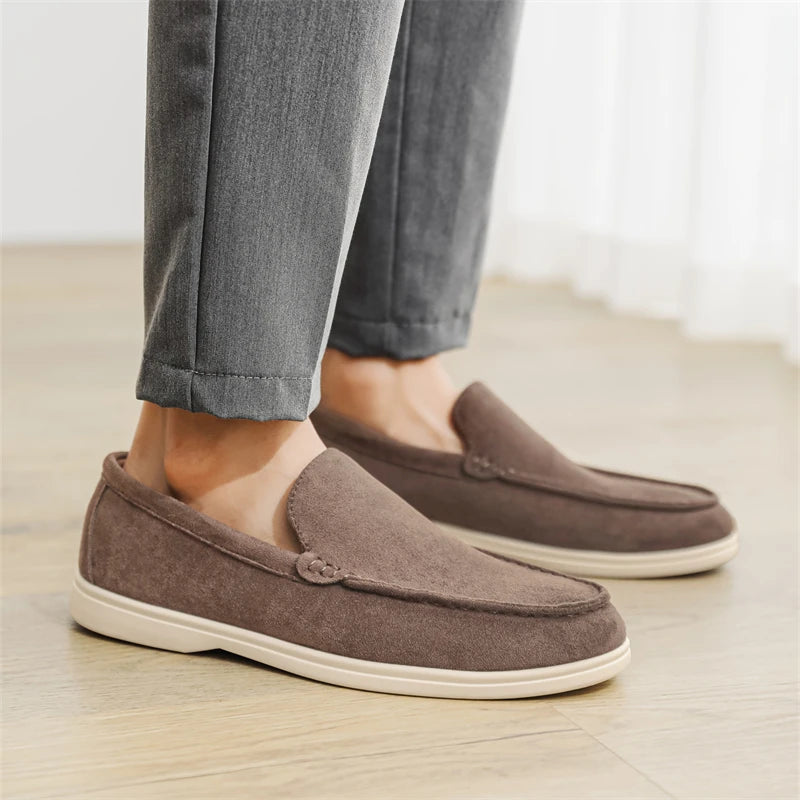 Mocassins décontractés en daim