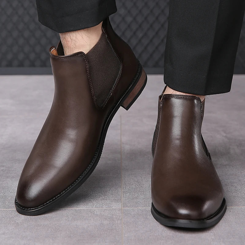 Bottes en cuir élégantes
