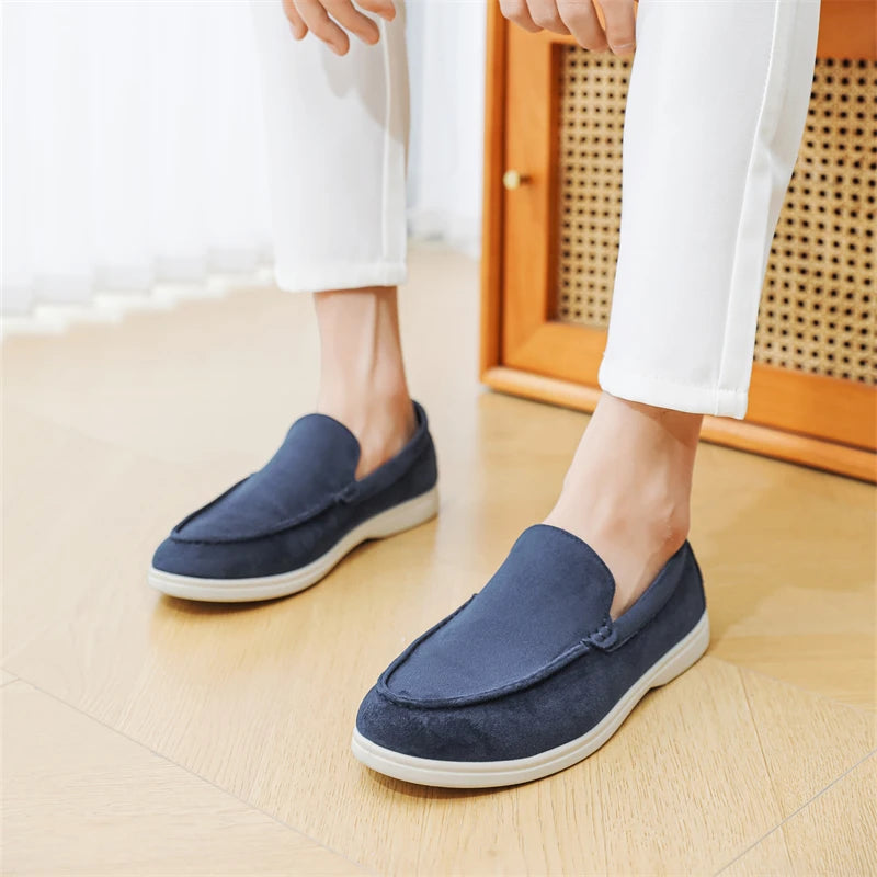 Mocassins décontractés en daim