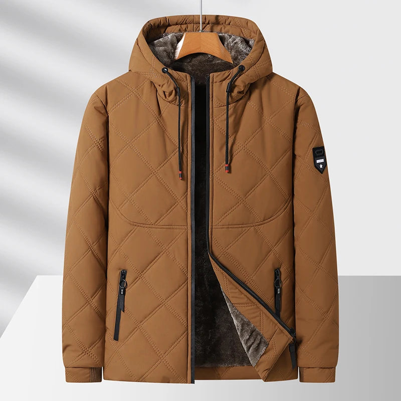 Élégante doudoune doublée polaire