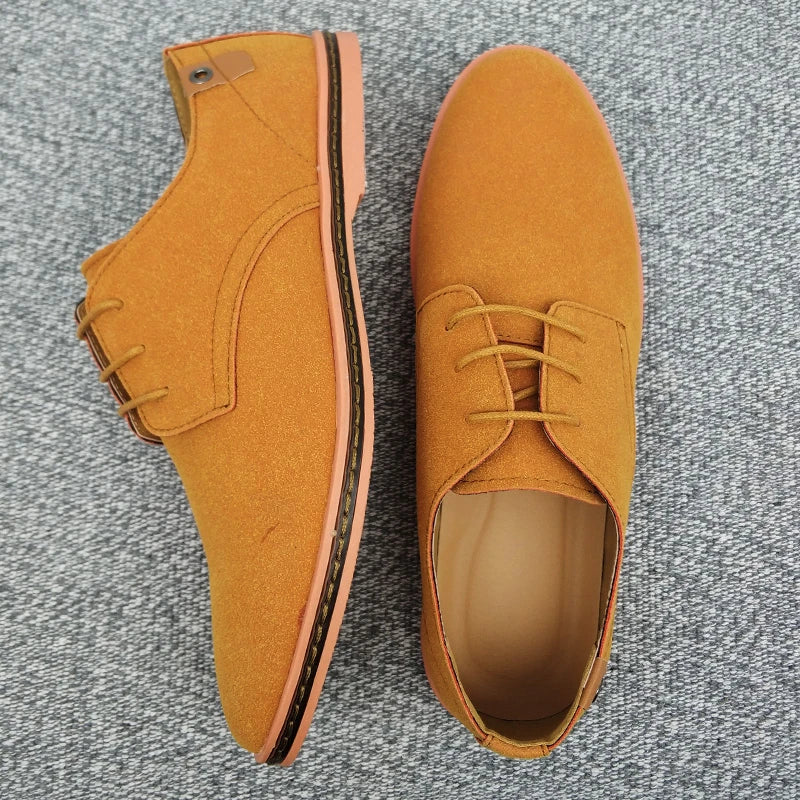 Chaussures d'affaires Oxford en daim