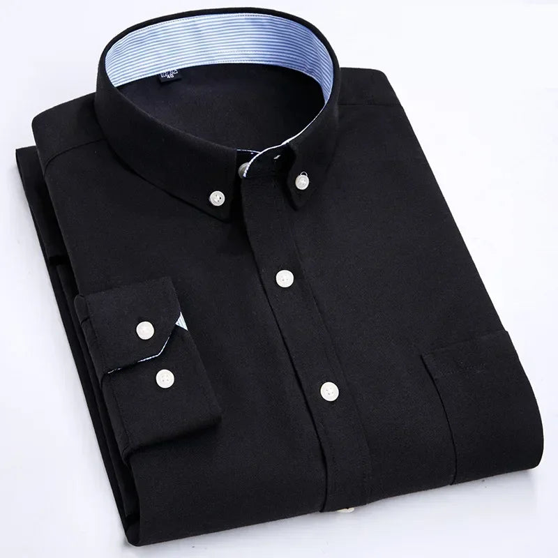 Chemise à manches longues en coton