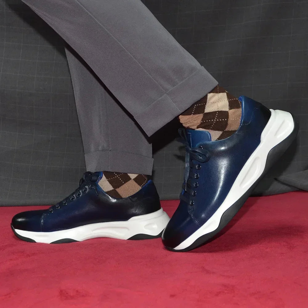 Chaussures en cuir de vachette haut de gamme