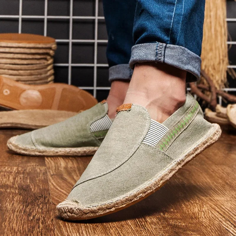 Espadrilles élégantes en lin