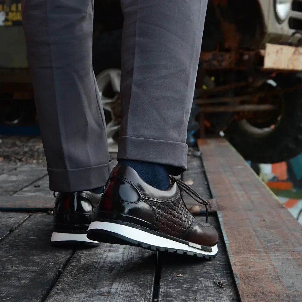 Chaussures Oxford en cuir