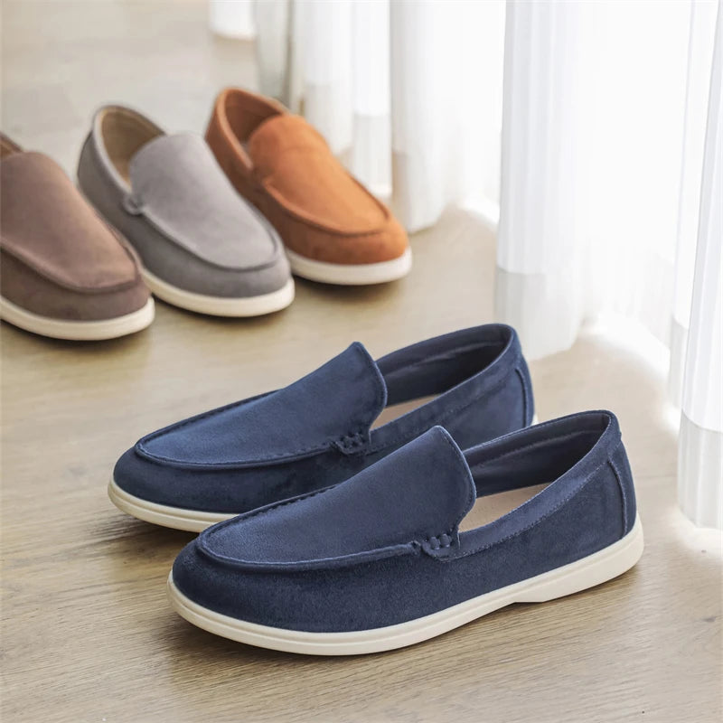 Mocassins décontractés en daim