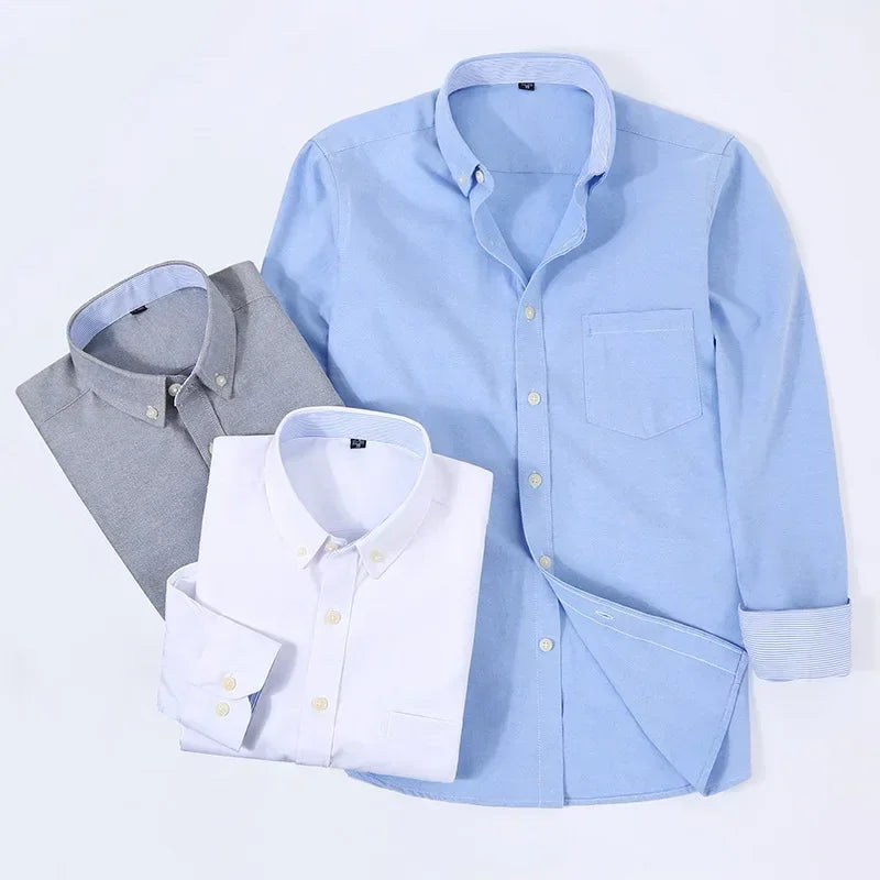 Chemise à manches longues en coton