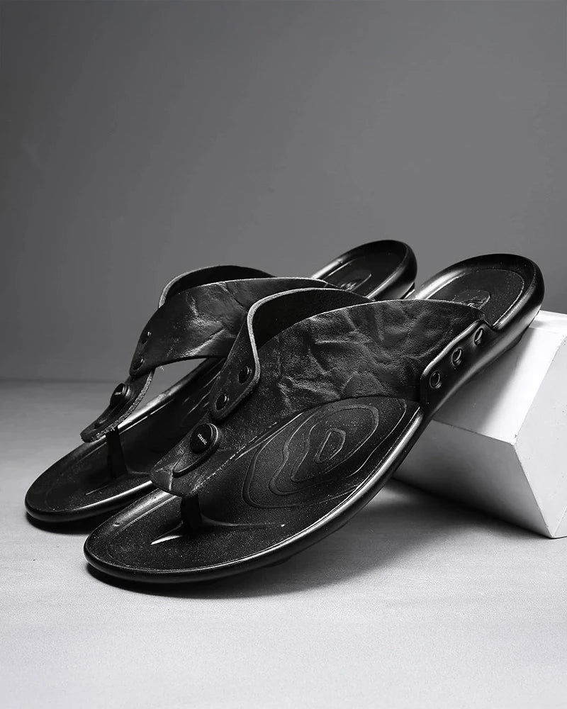 Sandales en cuir élégantes