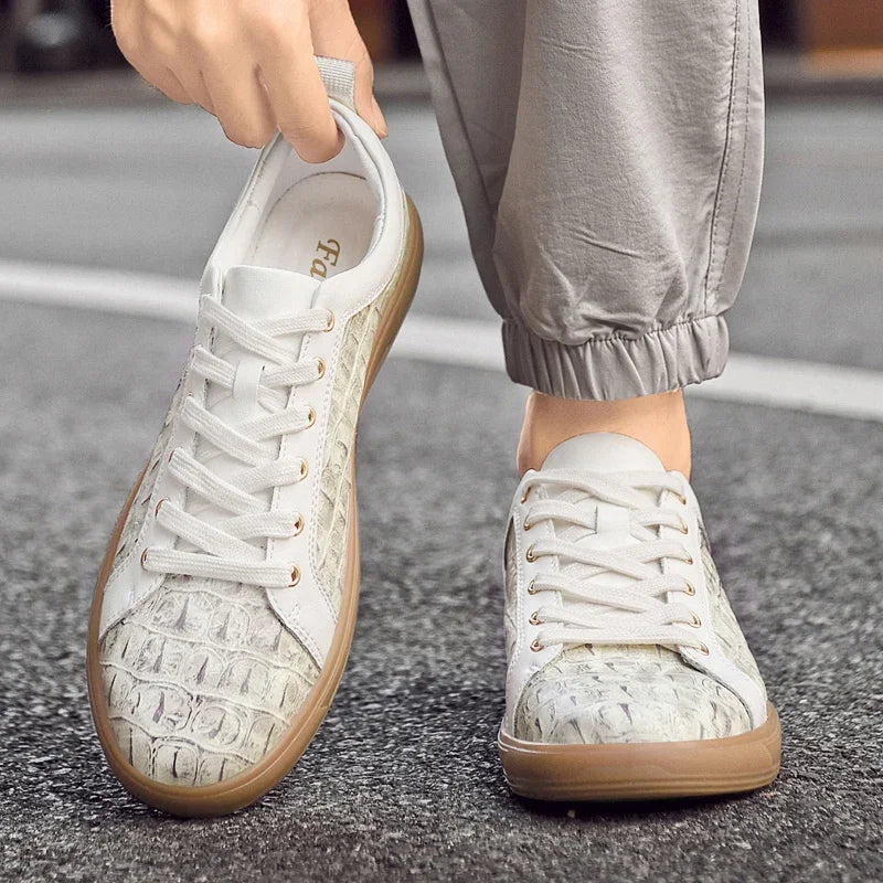 Chaussures chic en cuir véritable