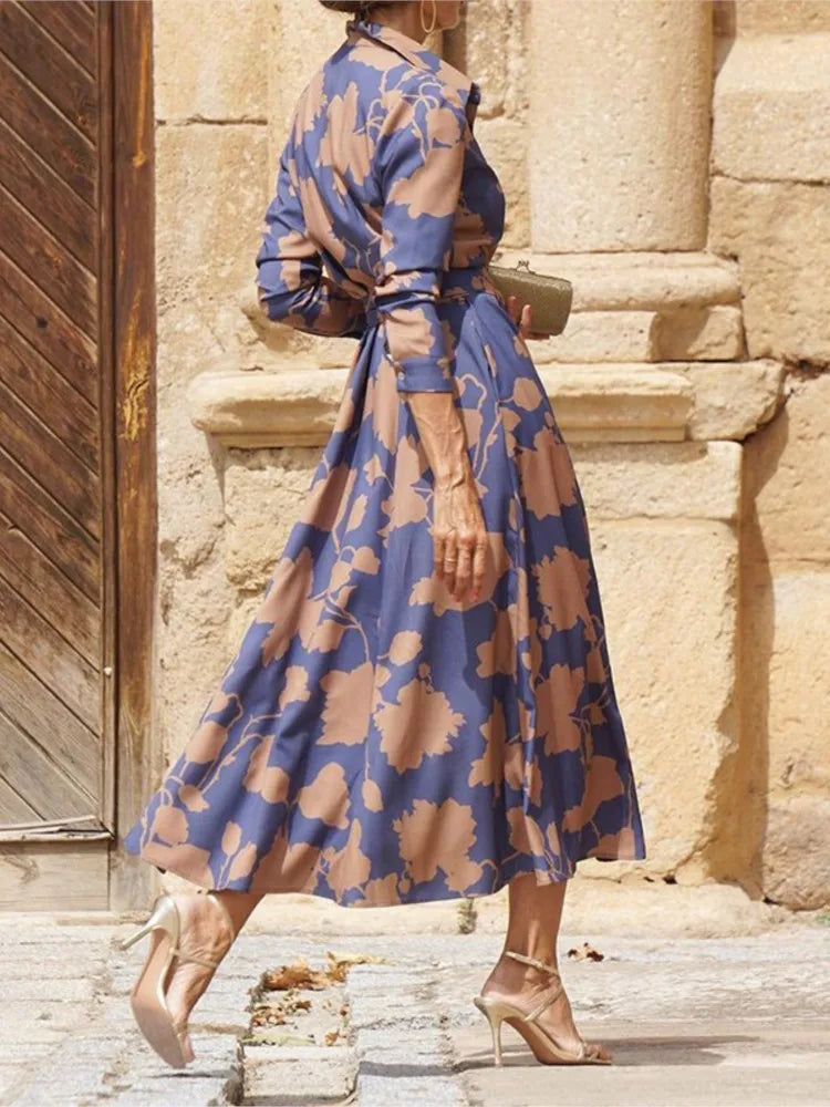 Robe longue de printemps