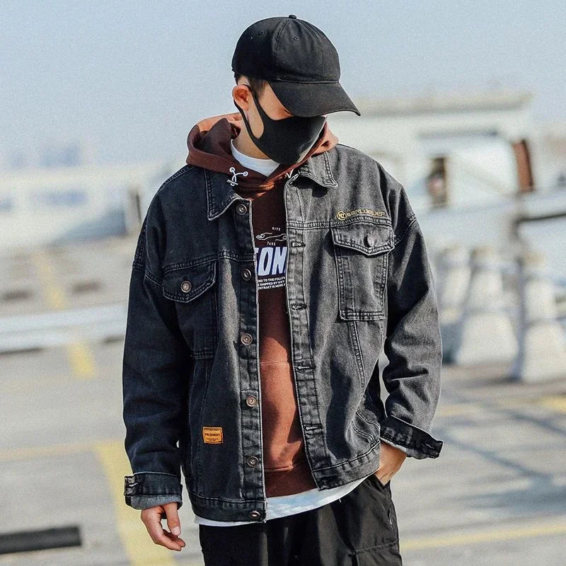 Veste en jean oversize