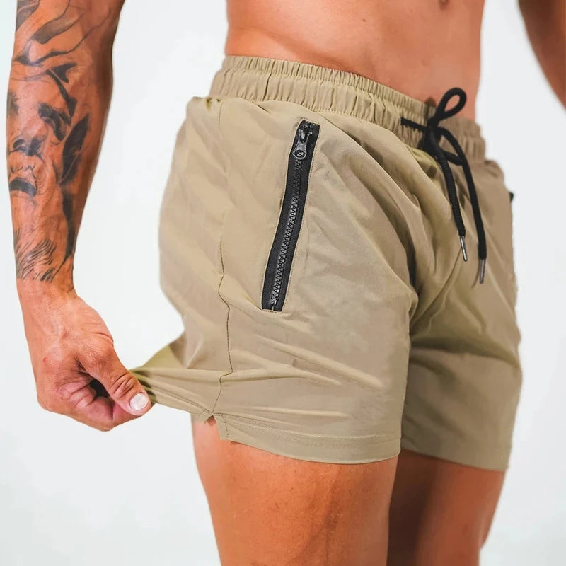 Short de bain avec poches zippées