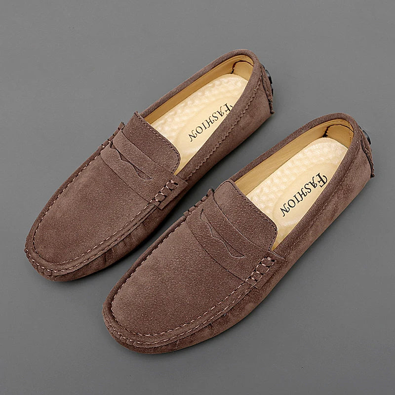 Mocassins en daim