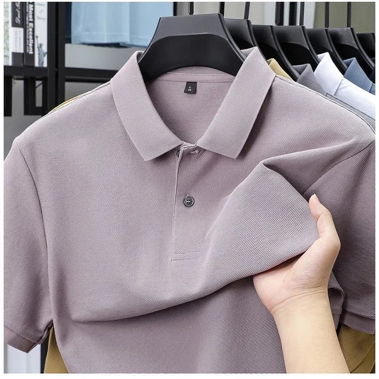 Polo en coton décontracté