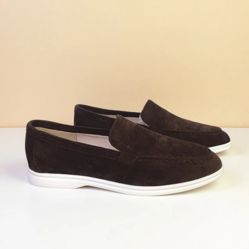 Mocassins en daim de qualité supérieure
