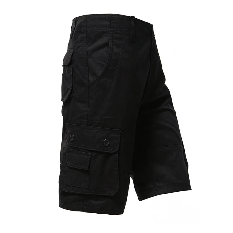 Short cargo décontracté à genoux