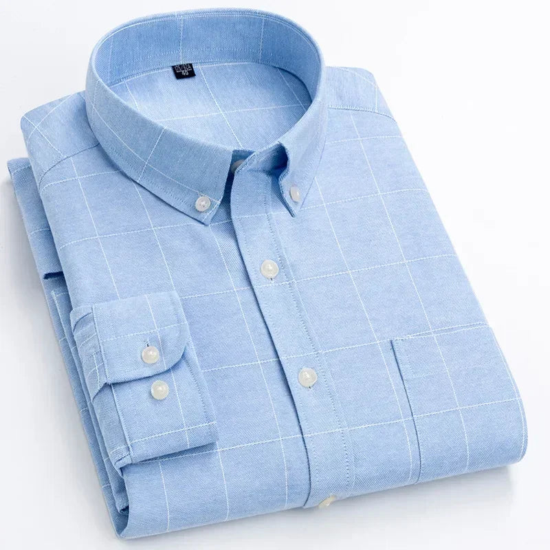 Chemise à manches longues en coton