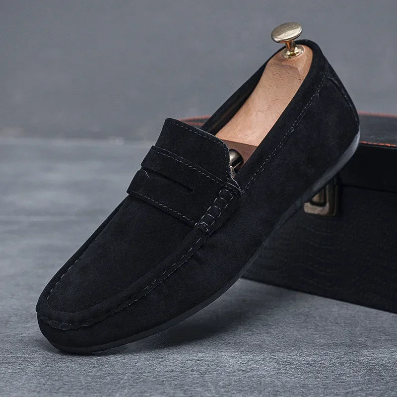 Mocassins légers en daim pour hommes