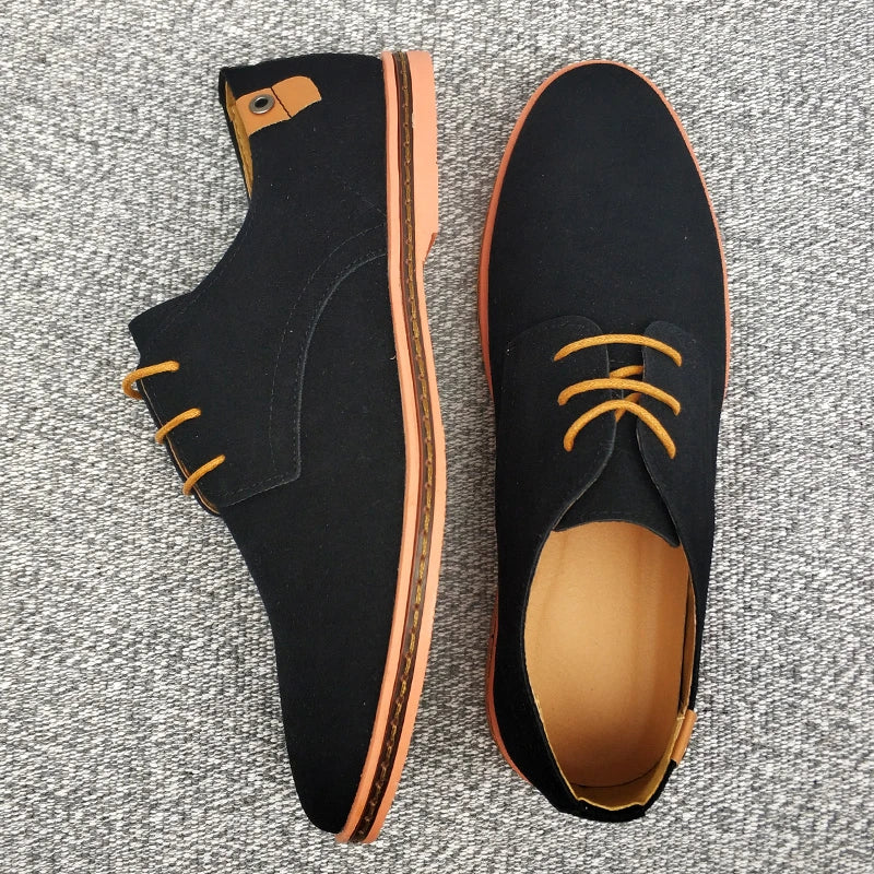 Chaussures d'affaires Oxford en daim