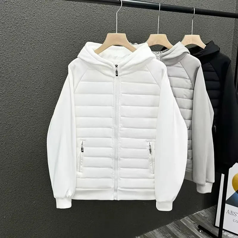 Veste élégante en coton matelassé