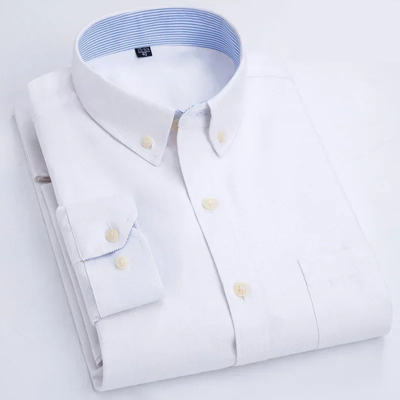 Chemise à manches longues en coton