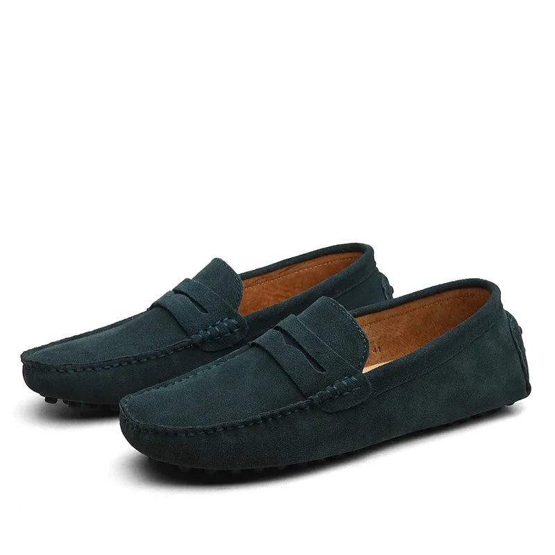 Mocassins décontractés en daim
