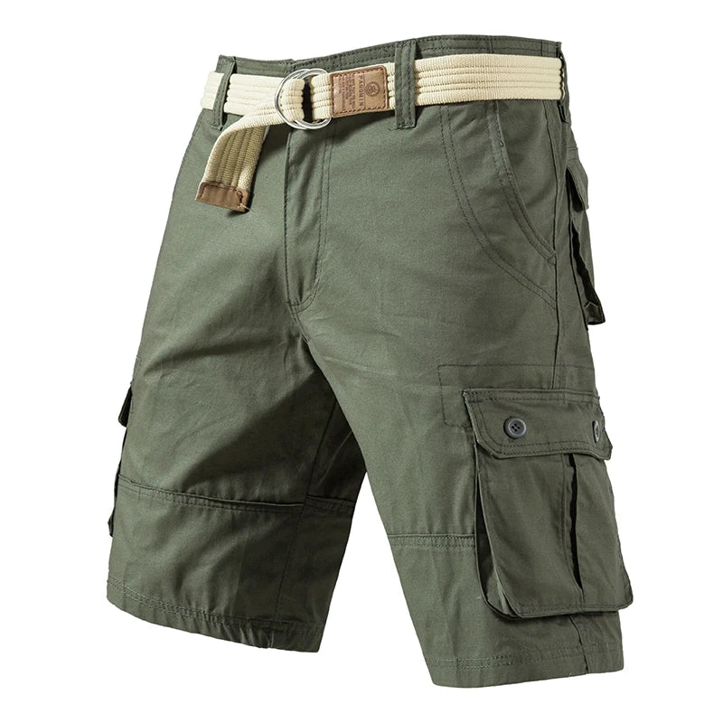 Short cargo à genoux