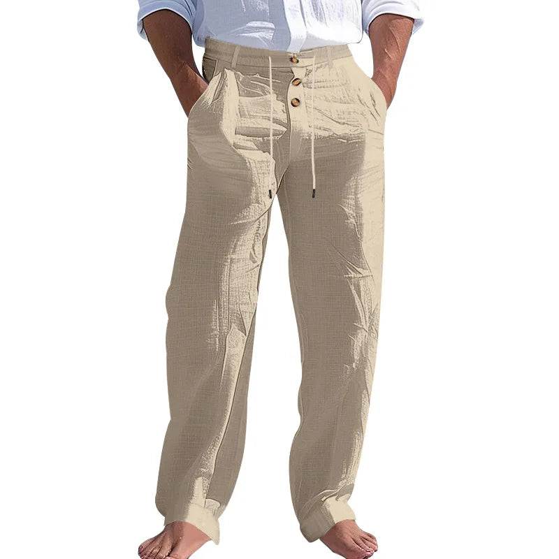 Pantalon d'été en lin