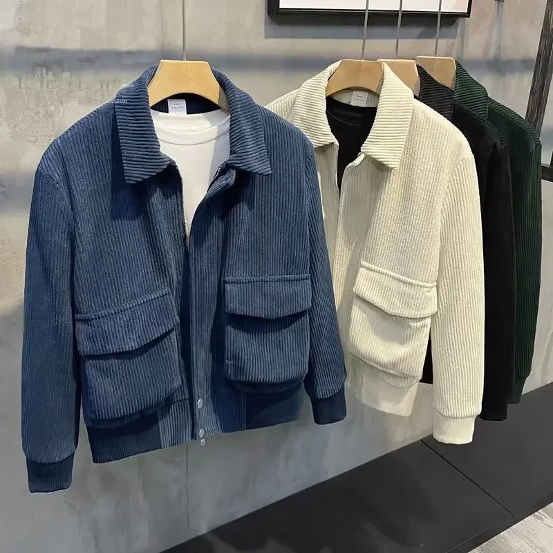 Veste élégante en velours côtelé