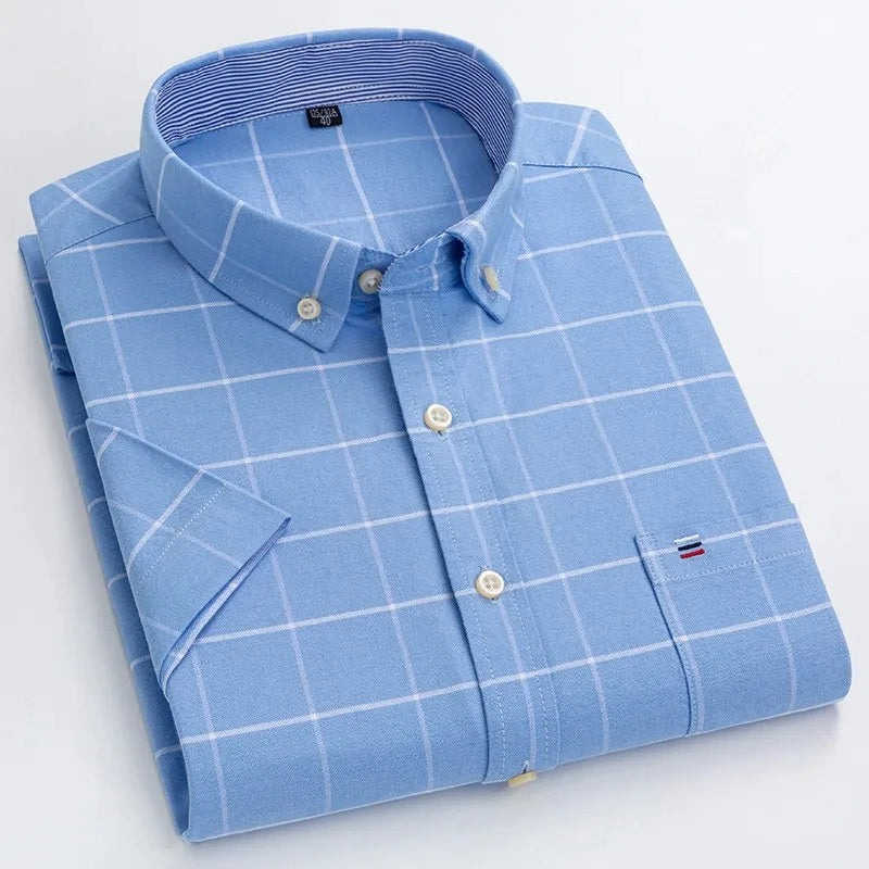 Chemise élégante en coton pour homme