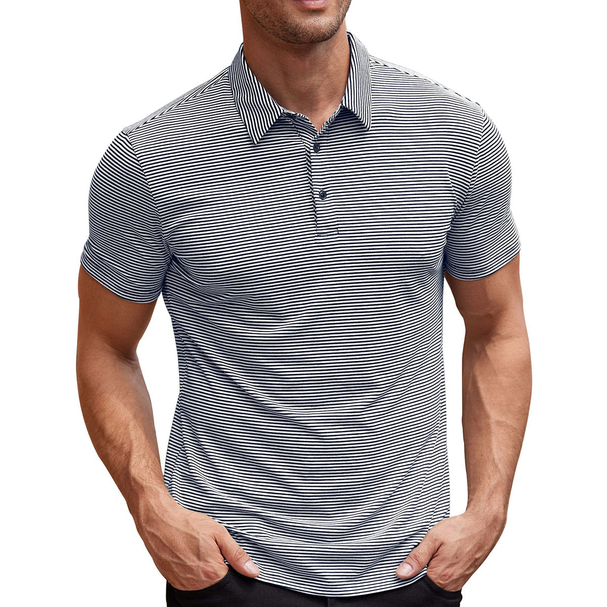 Polo rayé