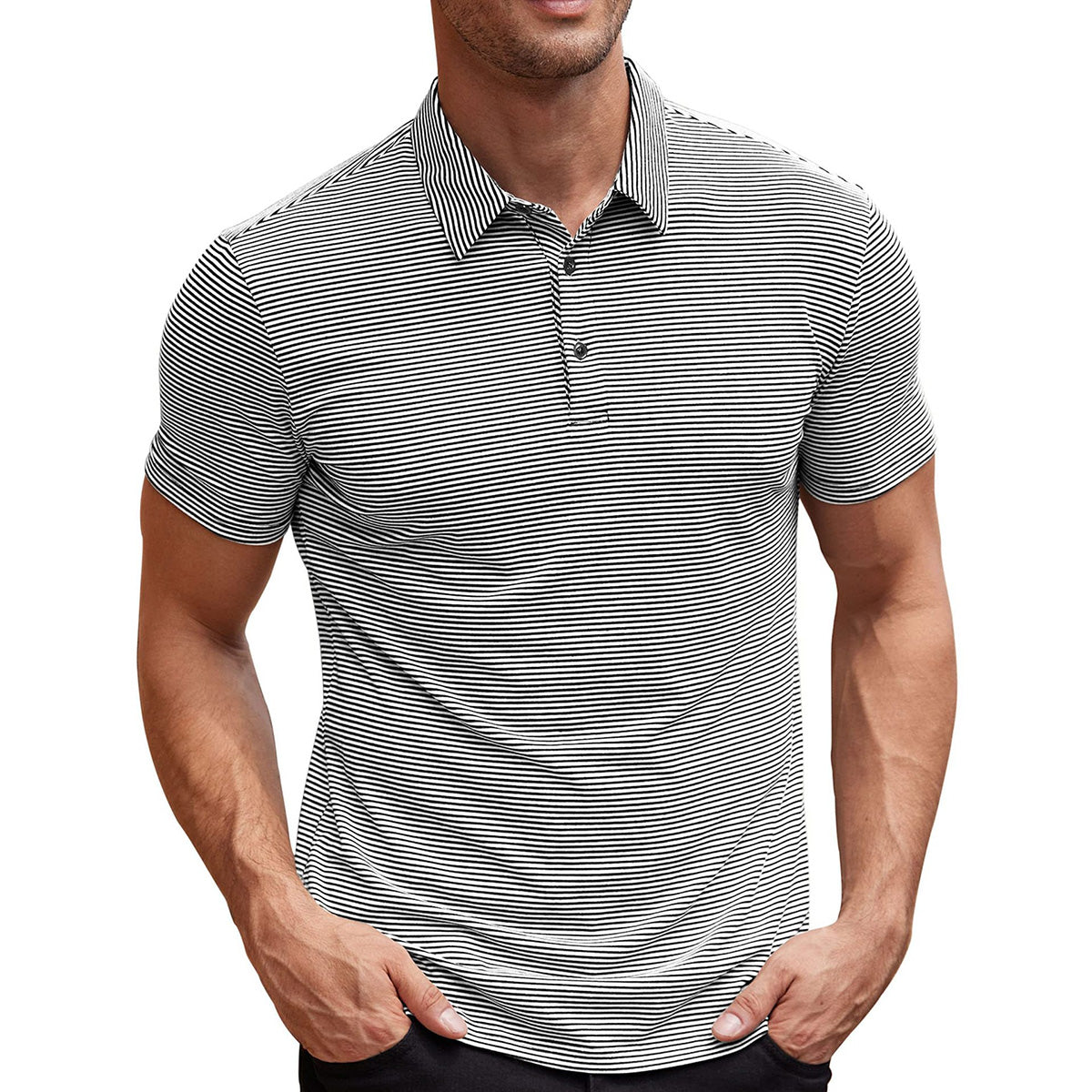 Polo rayé
