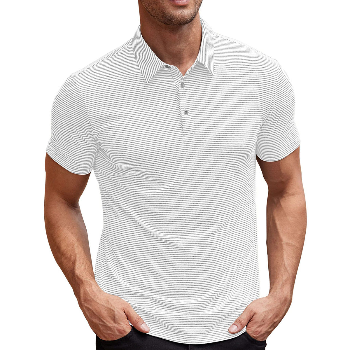 Polo rayé