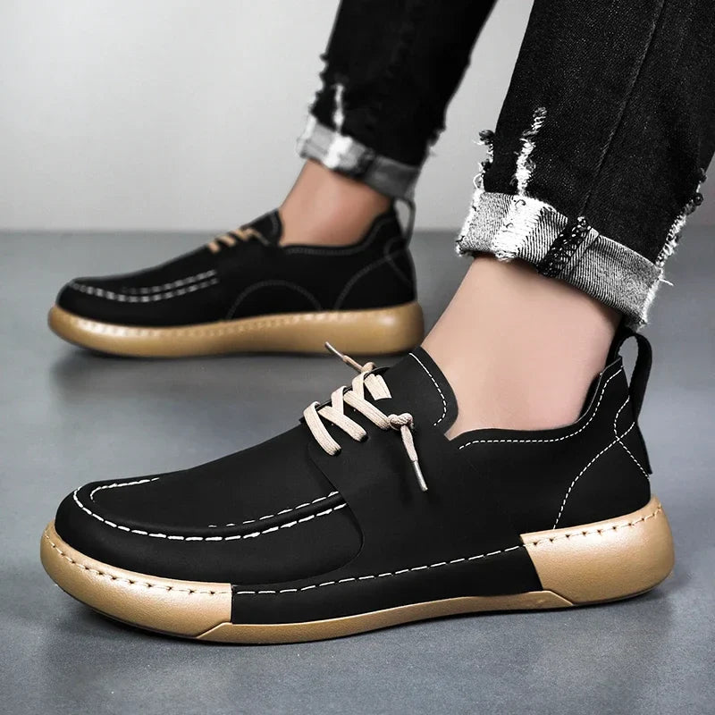 Baskets classiques en cuir italien
