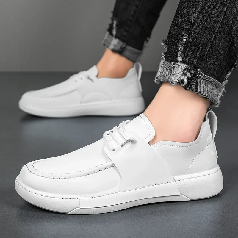 Baskets classiques en cuir italien