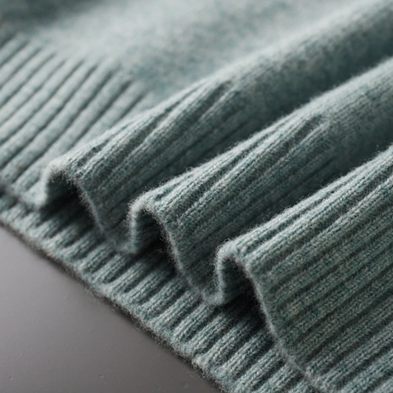 Col roulé en laine mérinos Vienne