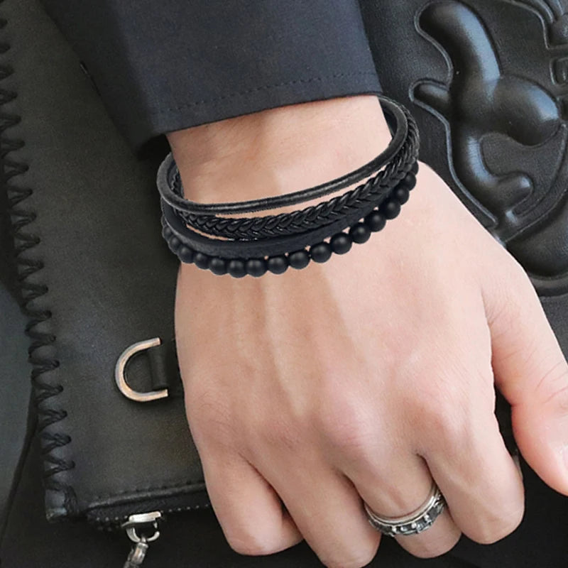 Bracelet de luxe en acier pour hommes