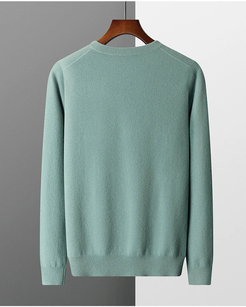 Pull en laine à col en V