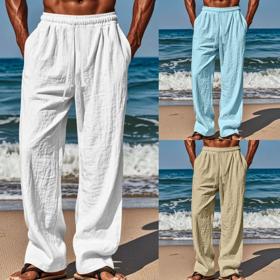 Pantalon de lin confortable