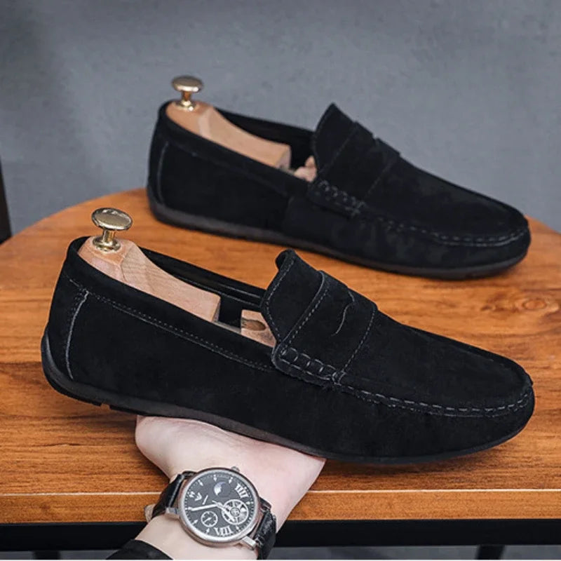 Mocassins légers en daim pour hommes